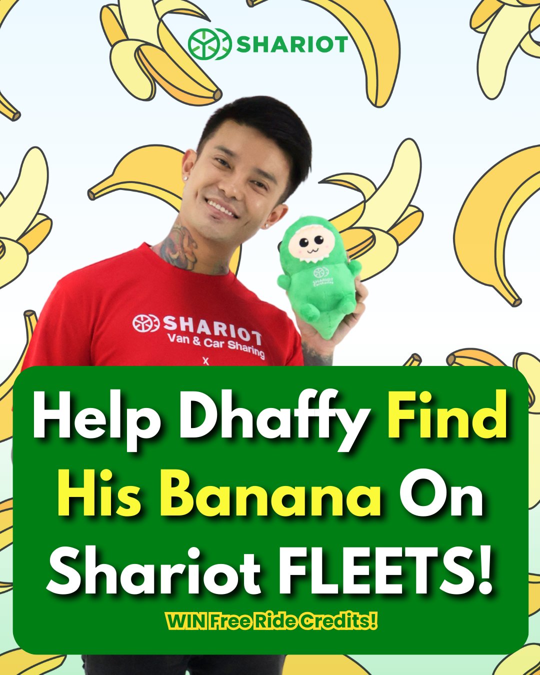 Dhaffy’s Banana Chase Is ON 🍌! Our... - Shariot Car Sharing | Facebook