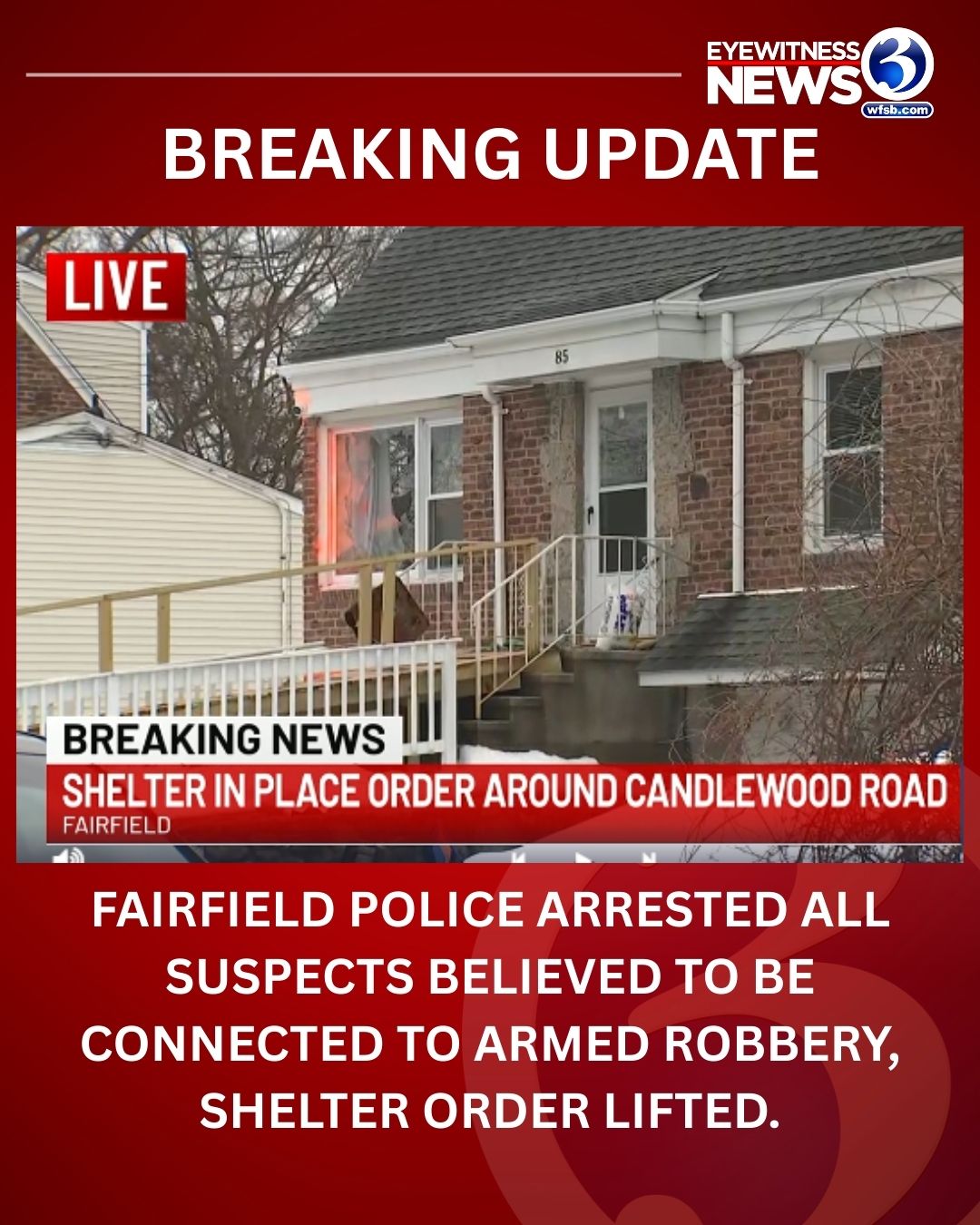 WFSB - #BreakingUpdate: All suspects involved in an armed robbery and ...