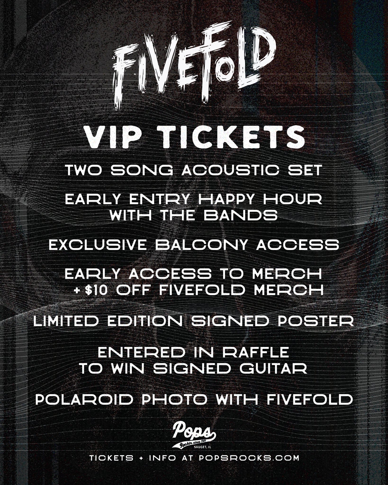 Fivefold - 🚨 VIP Ticket Update 🚨 The VIP limited edition... | Facebook