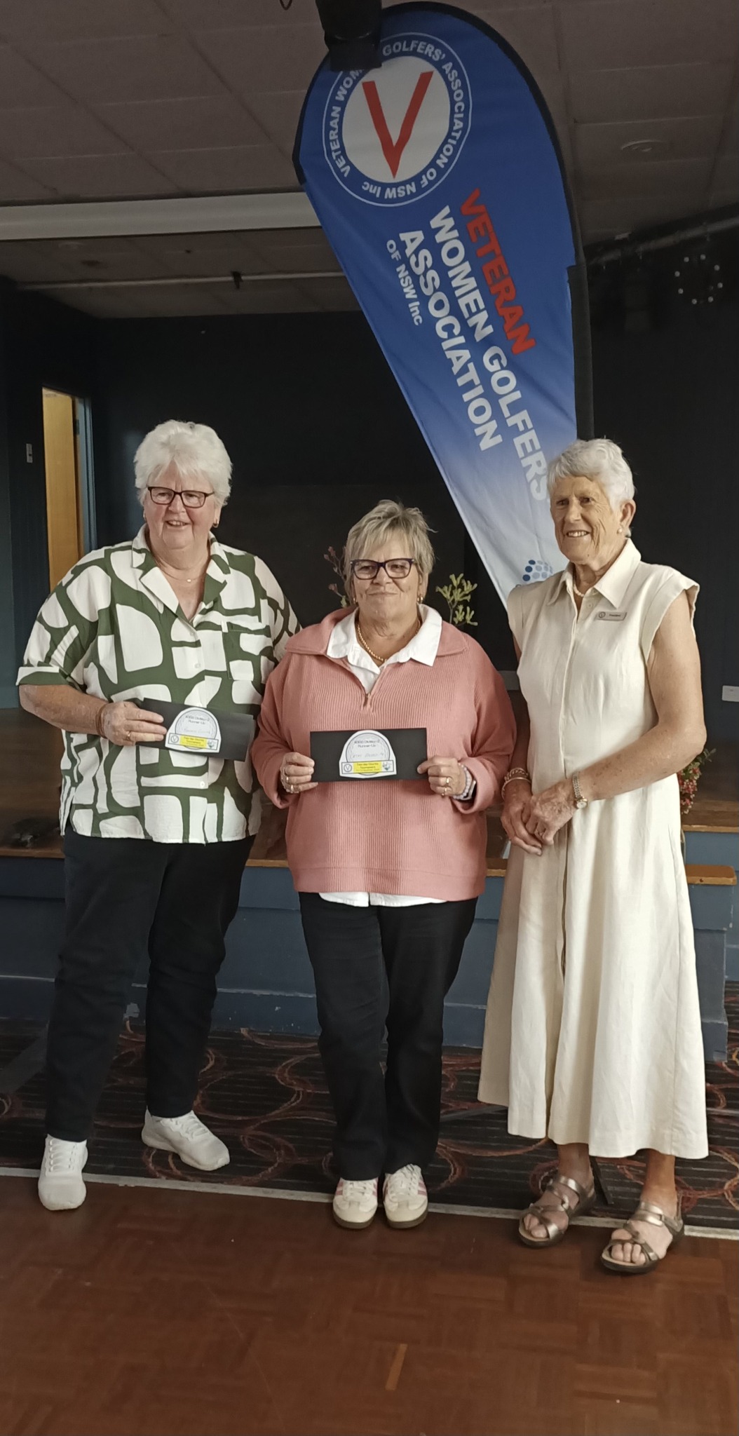 VWGA - B Grade Runners Up Cathy Meredith and Bonnie Clucas Score: 50 ...