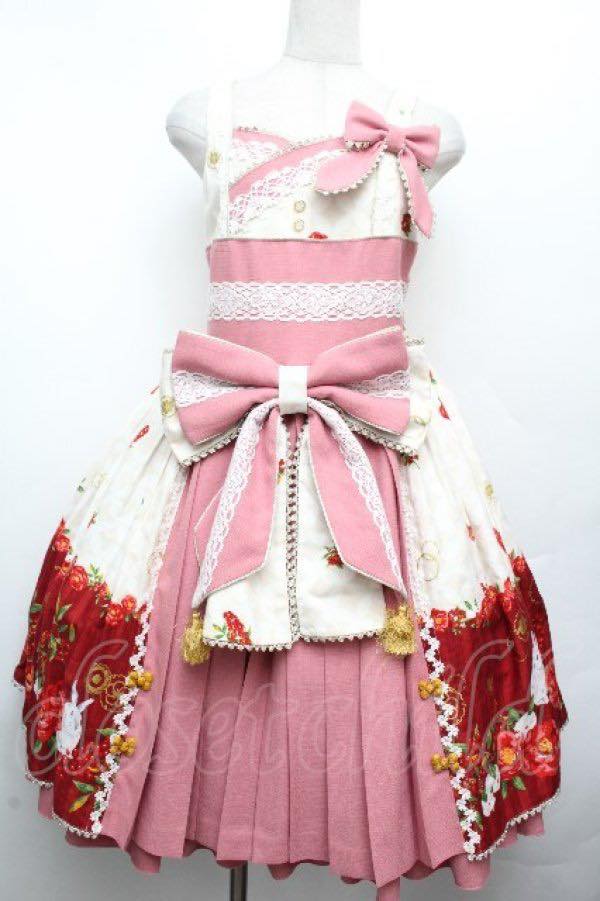 品名&新舊程度：metamorphose / 風花のゆきうさぎプリーツジャンパー