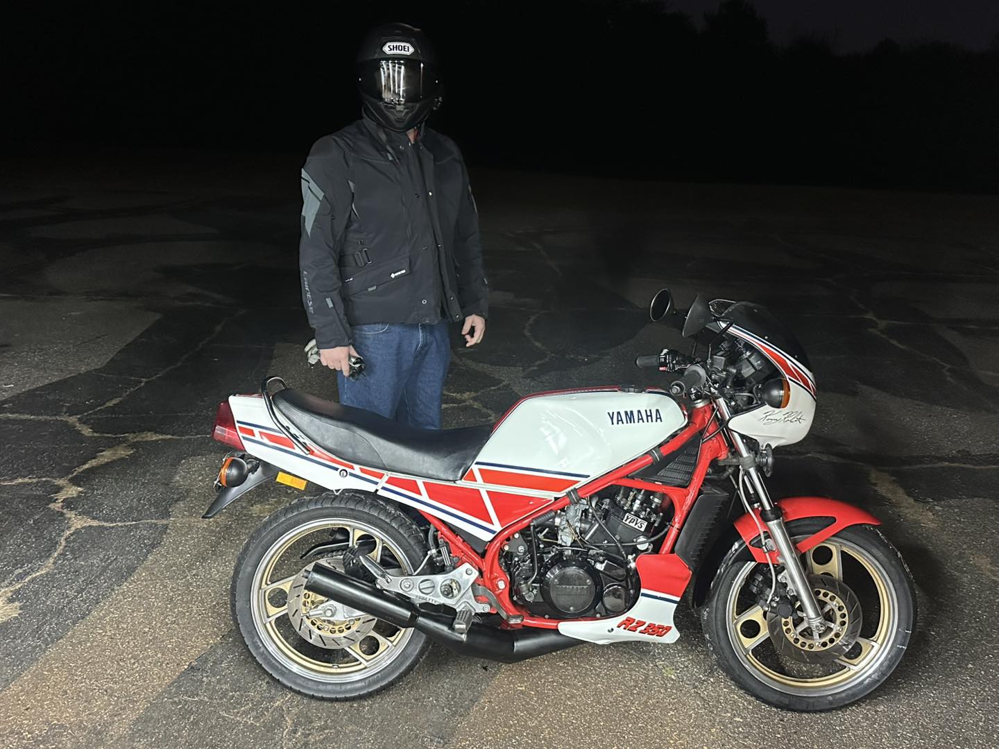 Last ride 2024 for RZ250RR Annual mileage 750km #RZ250RR #乗り納め
