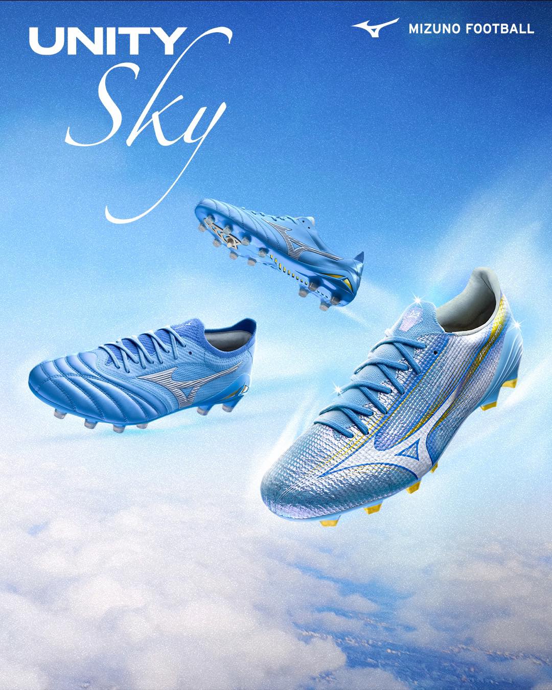 ☁️ MIZUNO 'Unity Sky' Pack ☁️ Available now at: Mizuno α Ⅲ