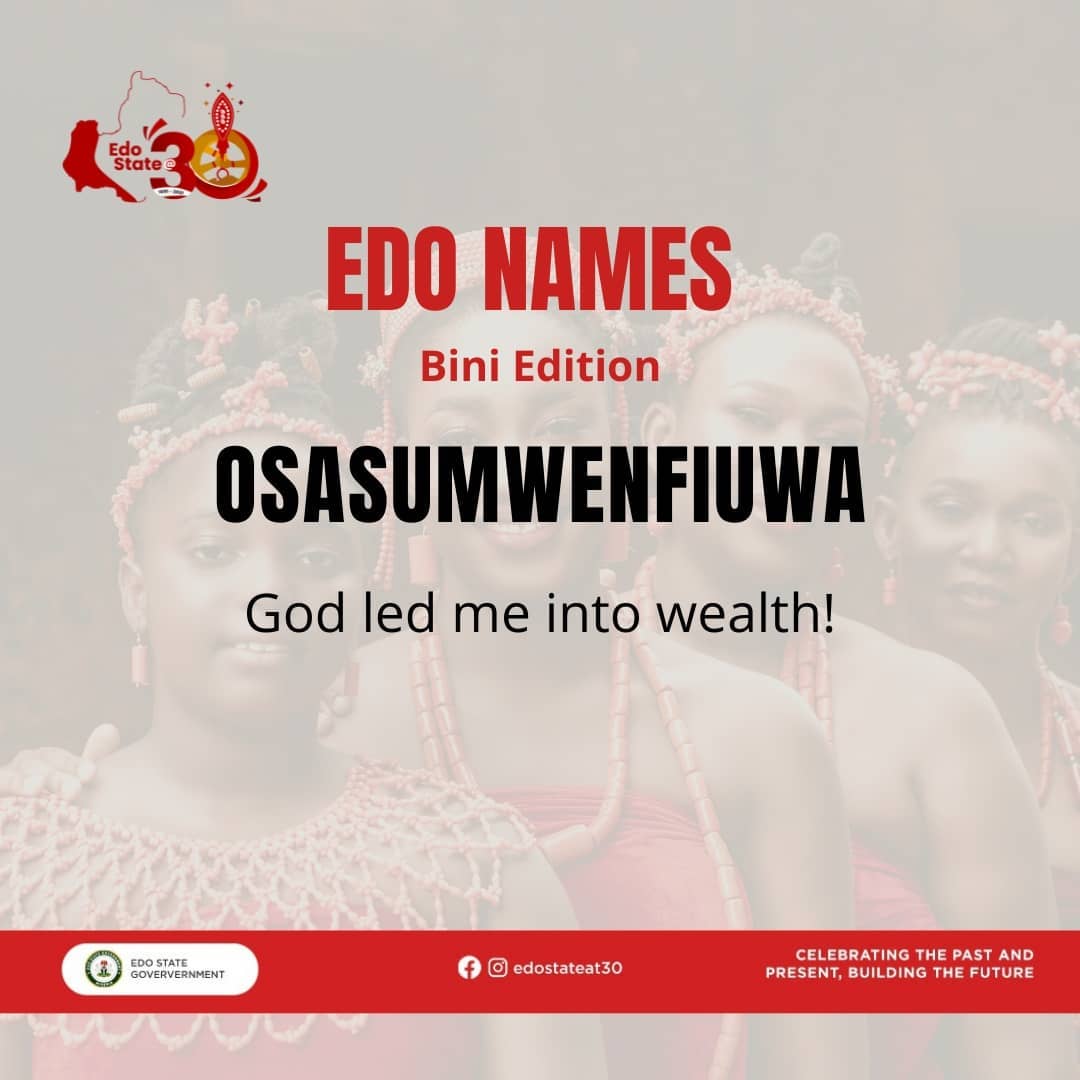 Edo names are the prettiest and most... - Edo Creative Hub | Facebook