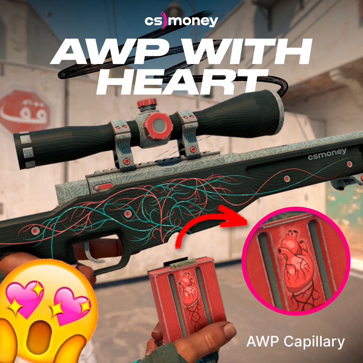 Cs.money - 🥰 AWP Capillary's hidden but cool Easter egg: its mag has a ...