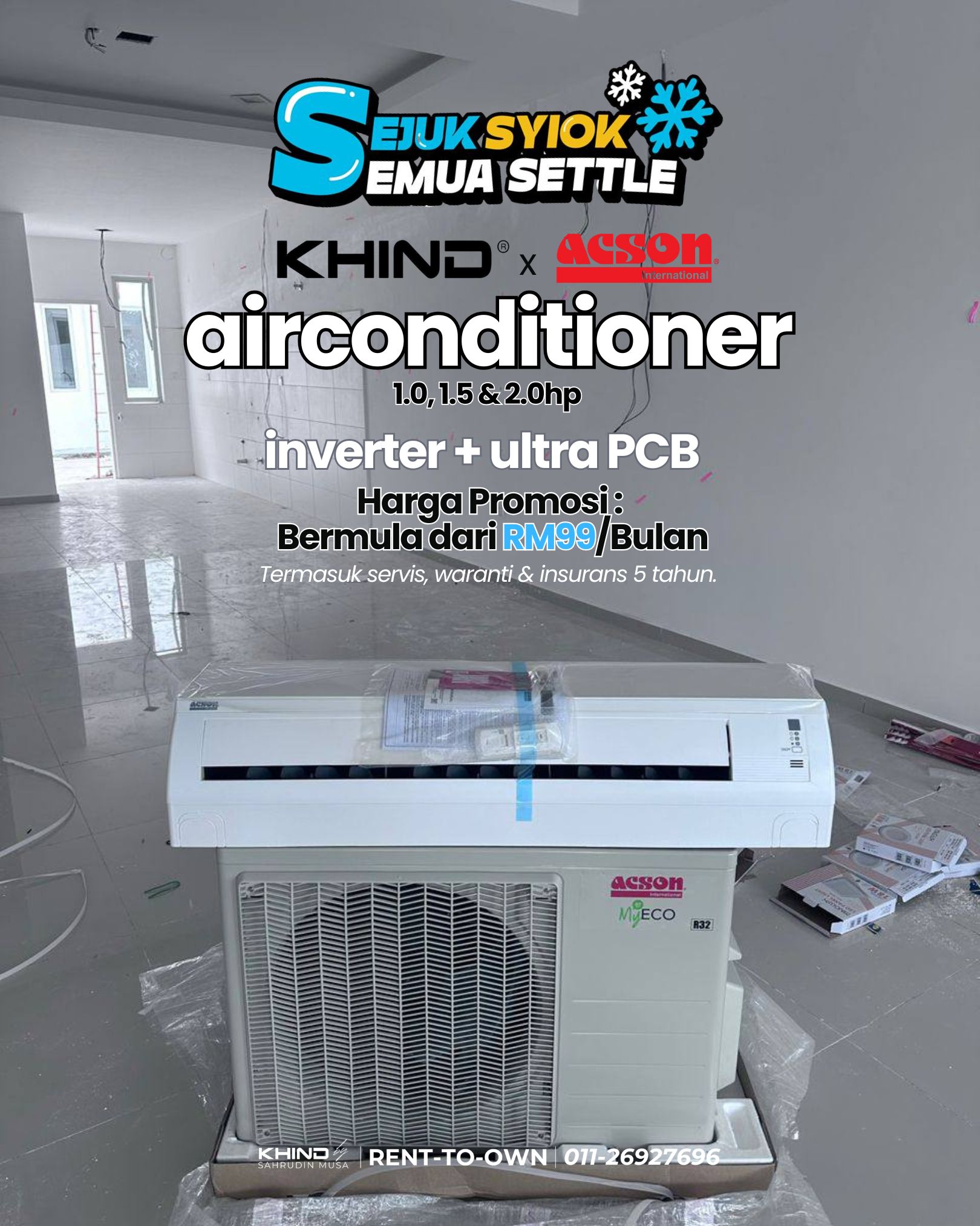 Aircond Acson x Khind | Shah Alam