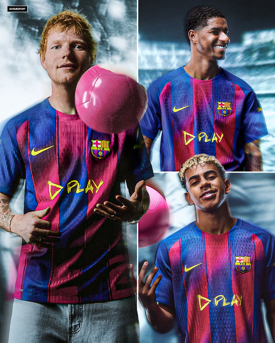 Barcelona's special edition Ed Sheeran kit 💫