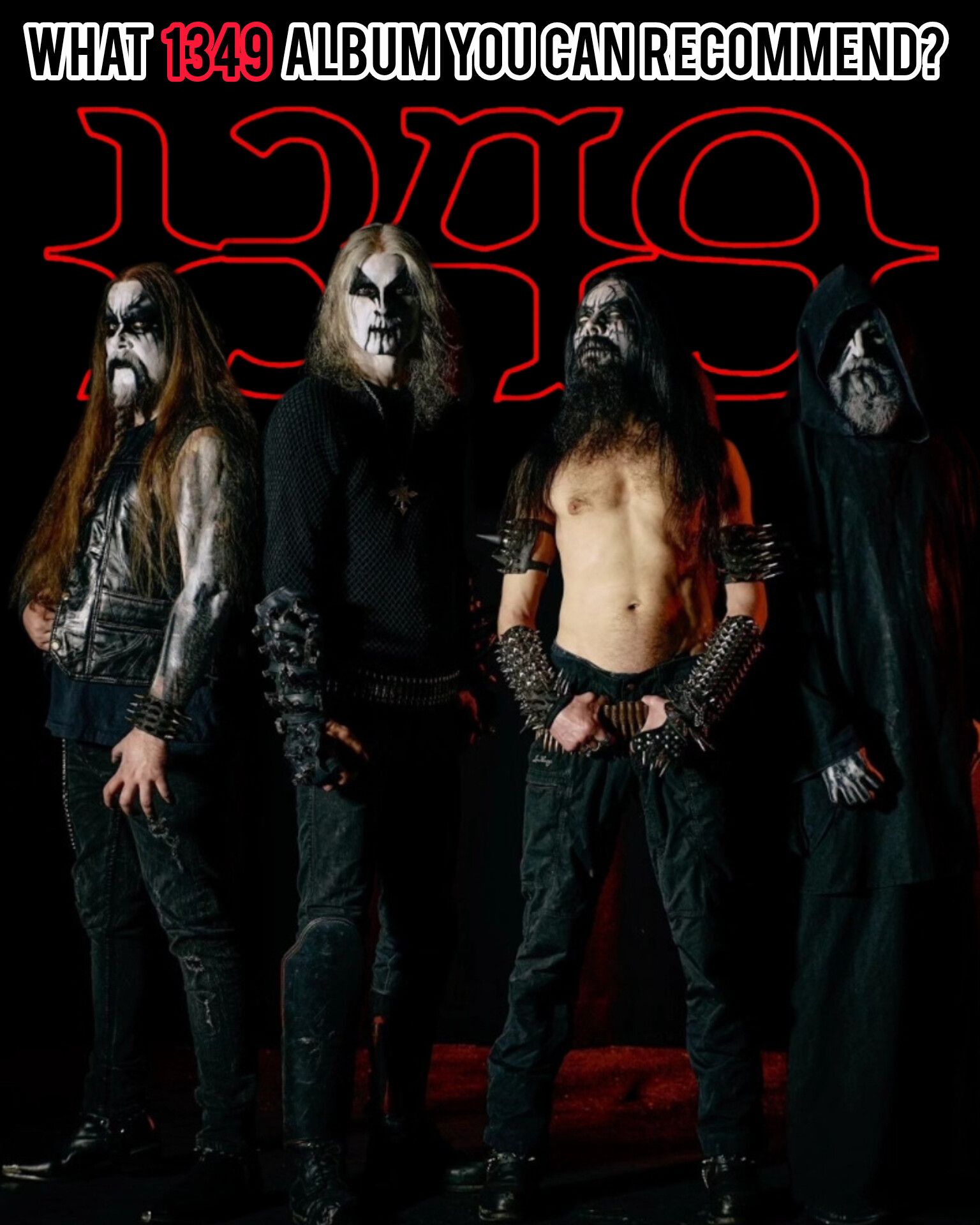 Ravn from Norwegian metal band 1349