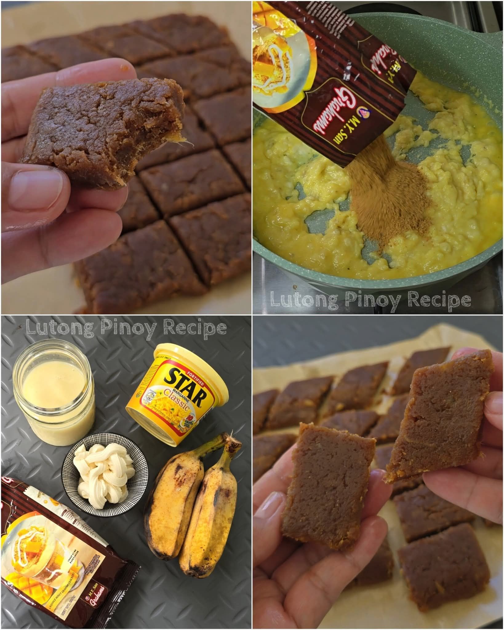 Lutong - The best snack 😋 Ingredients: 1 pack crushed graham ½ cup ...