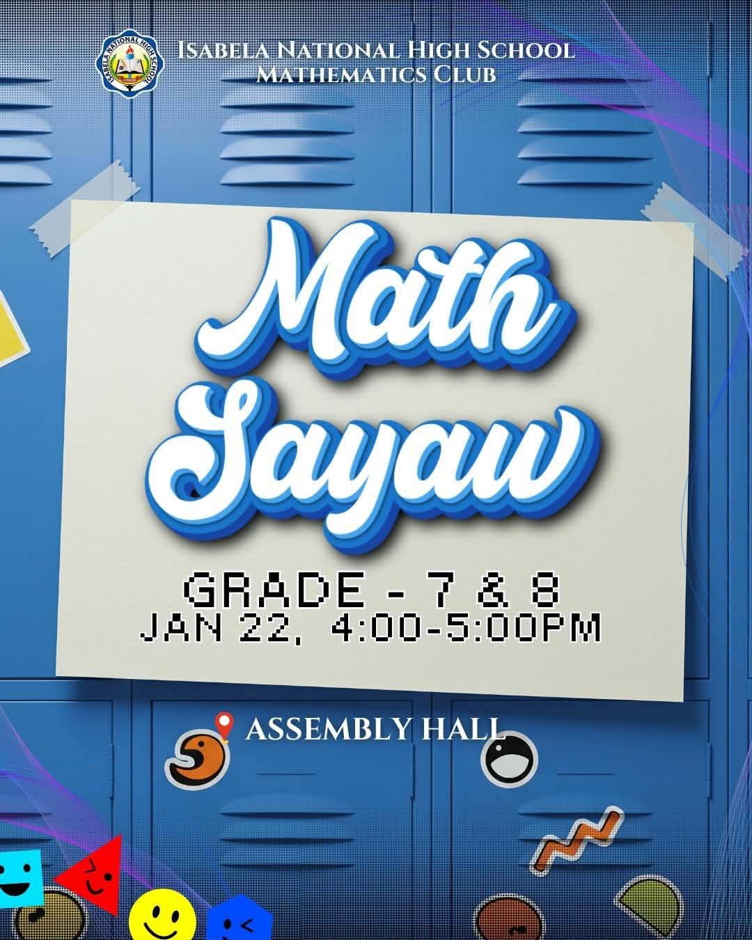 𝗦𝘁𝗲𝗽 𝘂𝗽, 𝗴𝗲𝗮𝗿 𝘂𝗽, 𝗮𝗻𝗱 𝘀𝗼𝗹𝘃𝗲 𝗶𝘁 𝗼𝗻... - INHS-Mathematics Club | Facebook