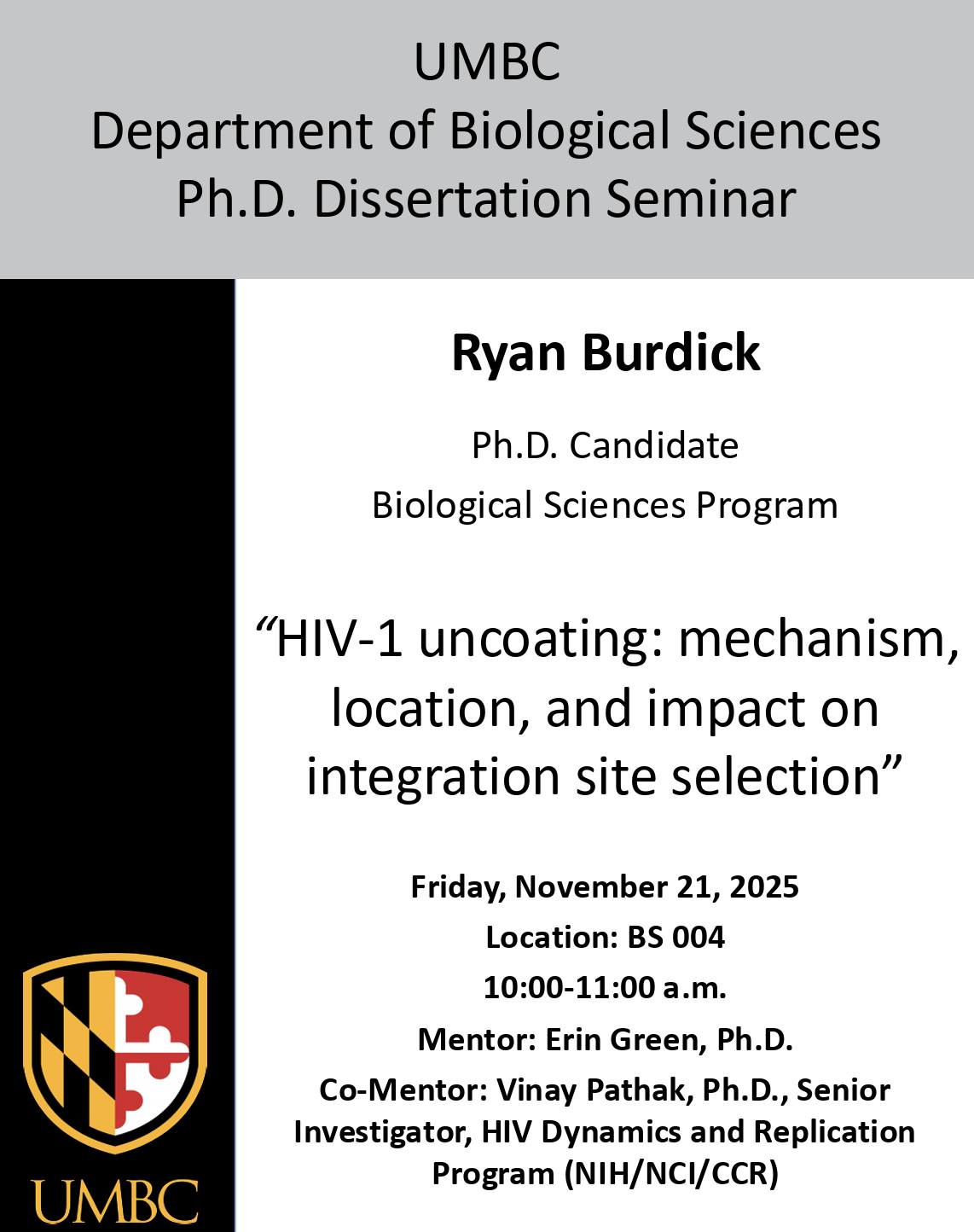 UMBC Biological Sciences | Baltimore MD