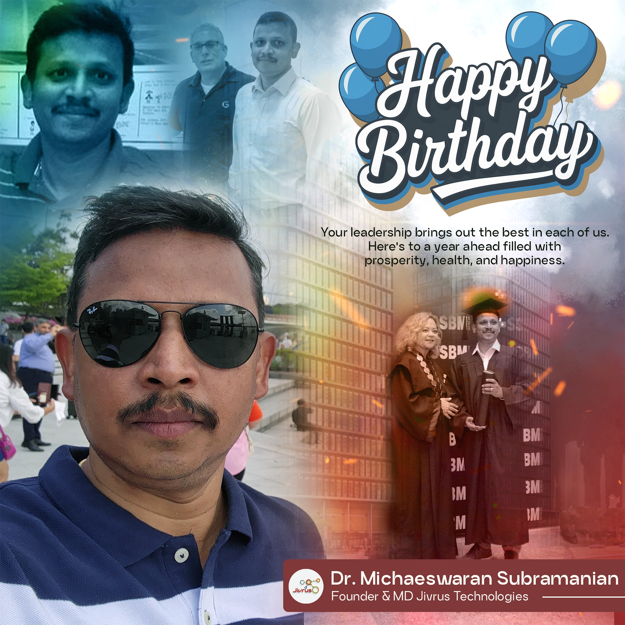 Jivrus - 🎉 Happy Birthday to our Founder & Managing Director ...