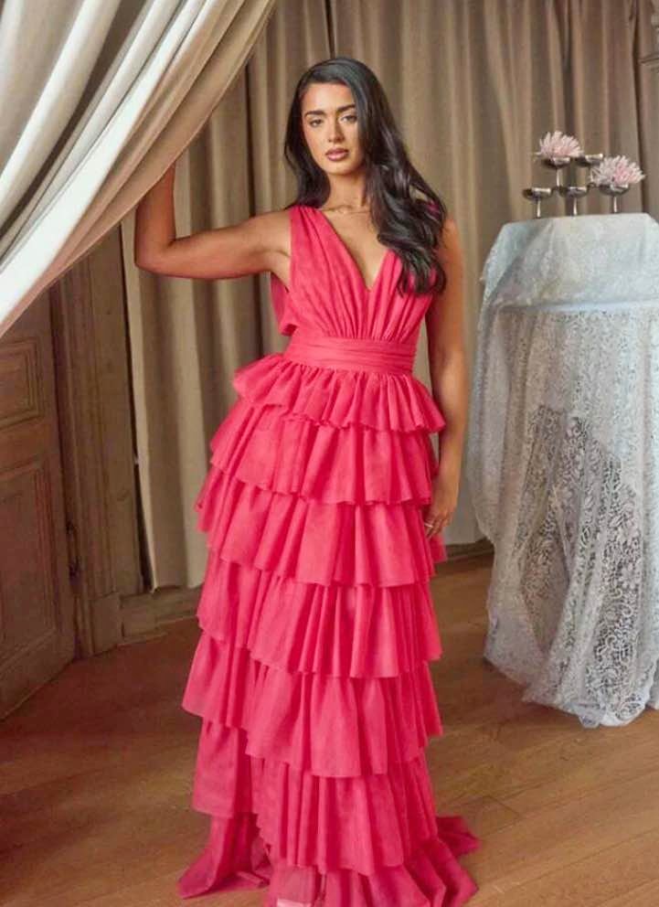 red wrap dress casual Cami Angel Sleeve Faux Size:3xl The long sleeves add posted 1.26.26 items Aérie Kimono Maxi Blue