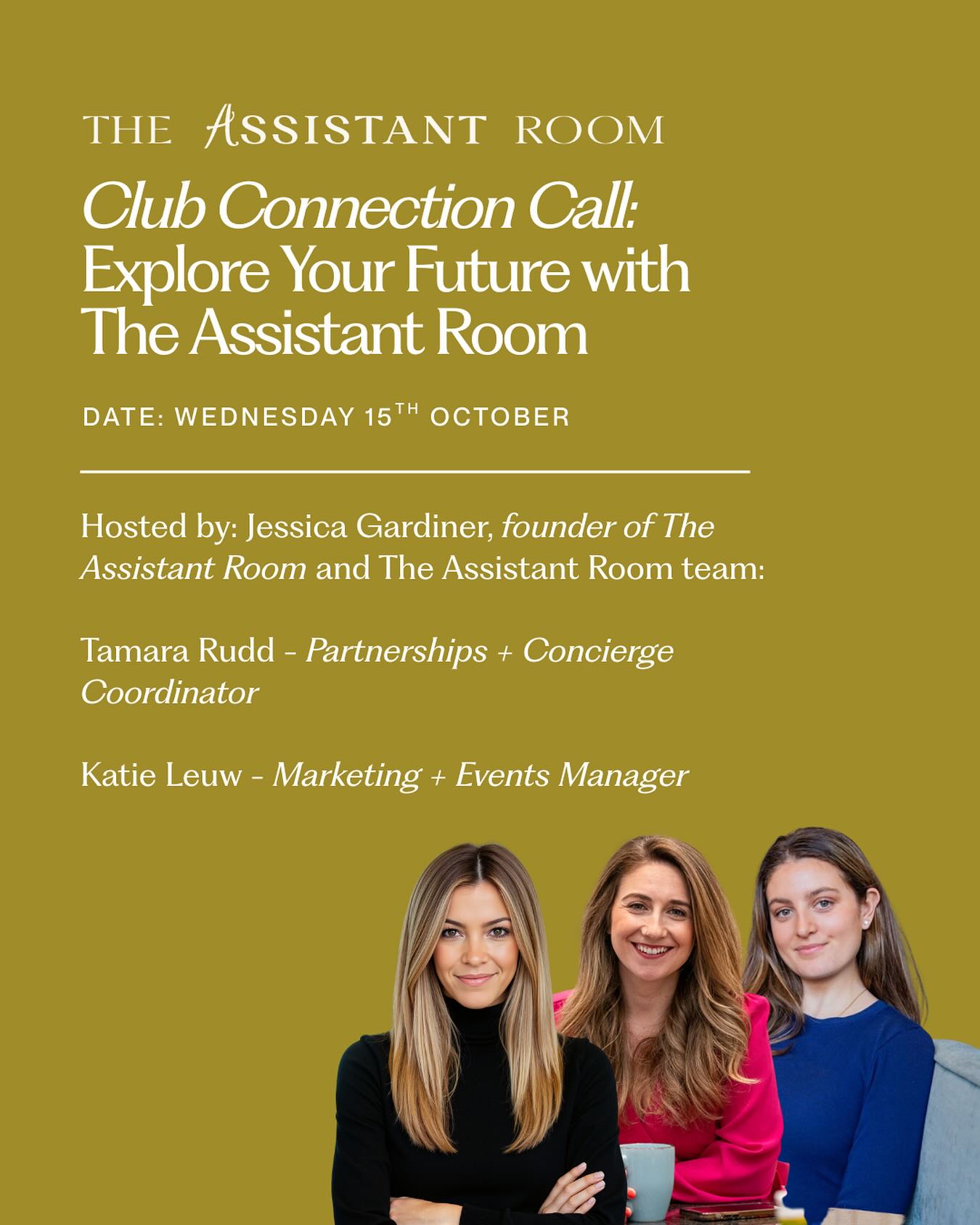 Assistants, this is your moment. ... - The Assistant Room | Facebook