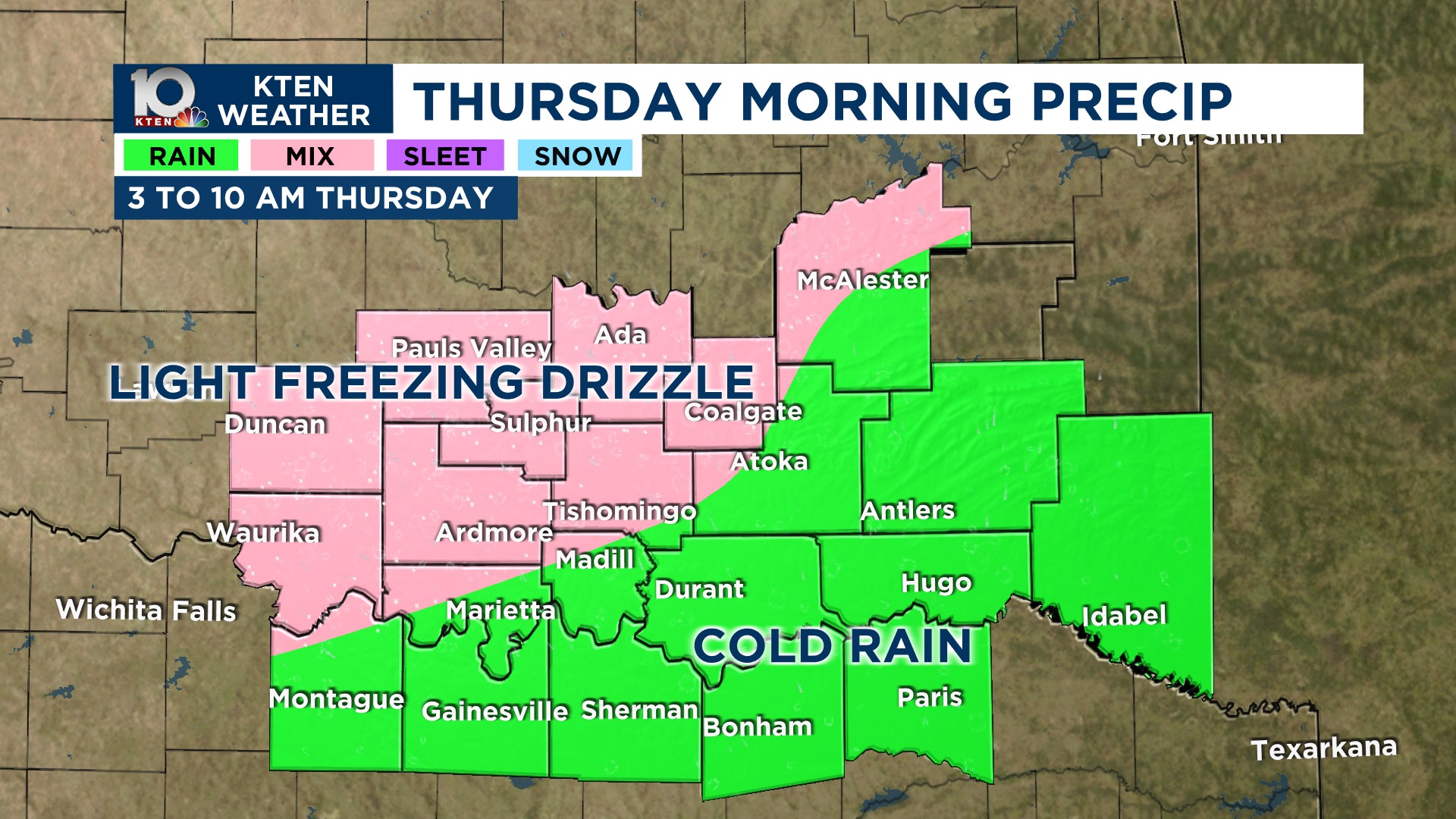 Chief - THURSDAY || Some very light freezing drizzle will be possible ...