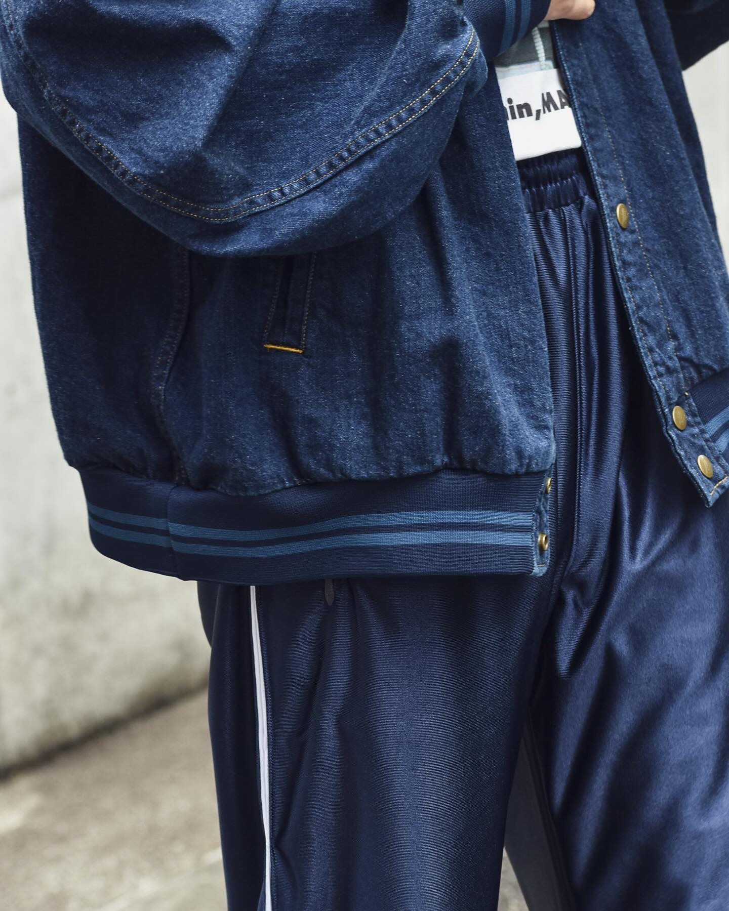 NEEDLES】 〈B.B. Jacket -12oz Denim〉 color:Indigo/Black size:S/M
