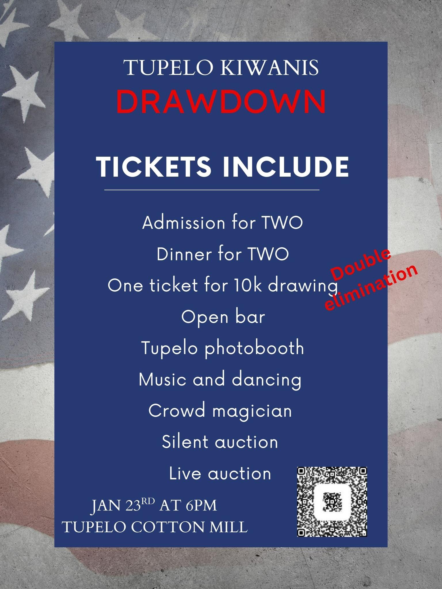 Tupelo - Only ONE WEEK until the 2026 Kiwanis Drawdown sponsored by ...