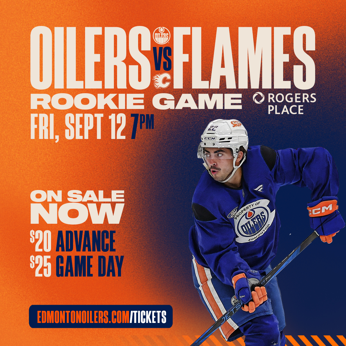 Edmonton Oilers - Rookie Camp Battle of Alberta tickets... | Facebook