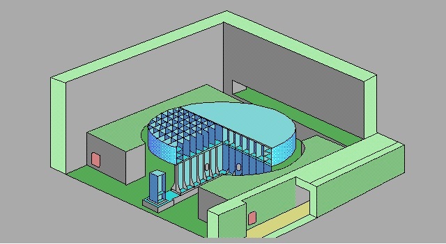 Chernobyl - 2. Metal-construction of the scheme 