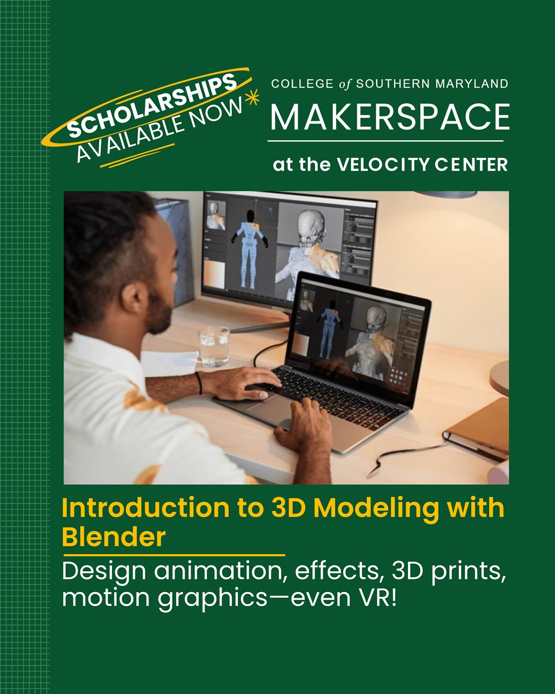 CSM - Introduction to 3D Modeling with Blender Makerspace at CSM ...