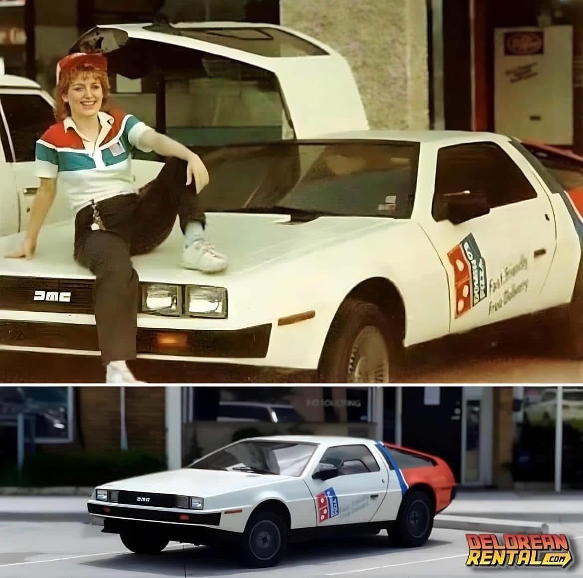 Yes, it was really used as a promo car in 80s to deliver pizza for