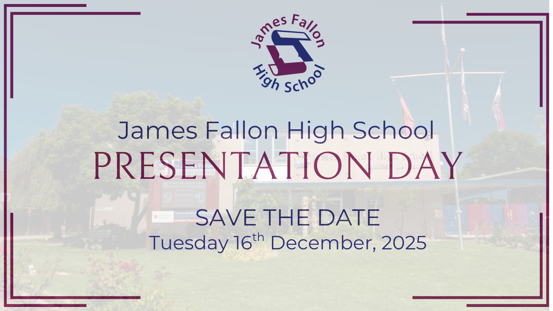 📣 Save the Date! 🎓 We’re... - James Fallon High School | Facebook