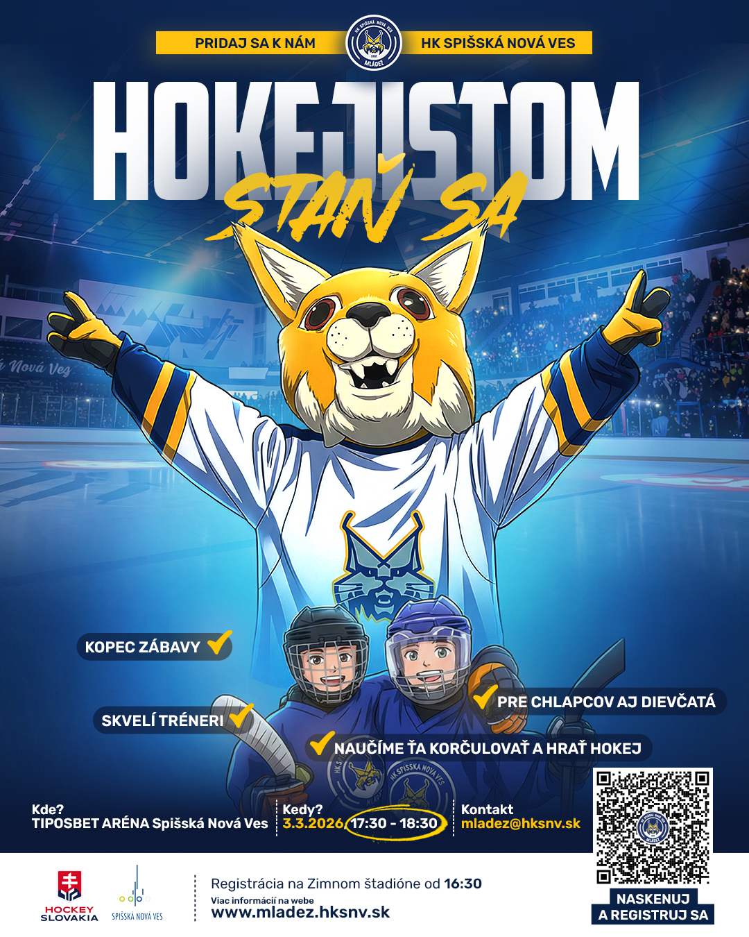 HK - 🏒 BUDÚCI OLYMPIONICI – NÁBOR DO HOKEJOVEJ PRÍPRAVKY 🏒 📅 3. 3. 2026 ...
