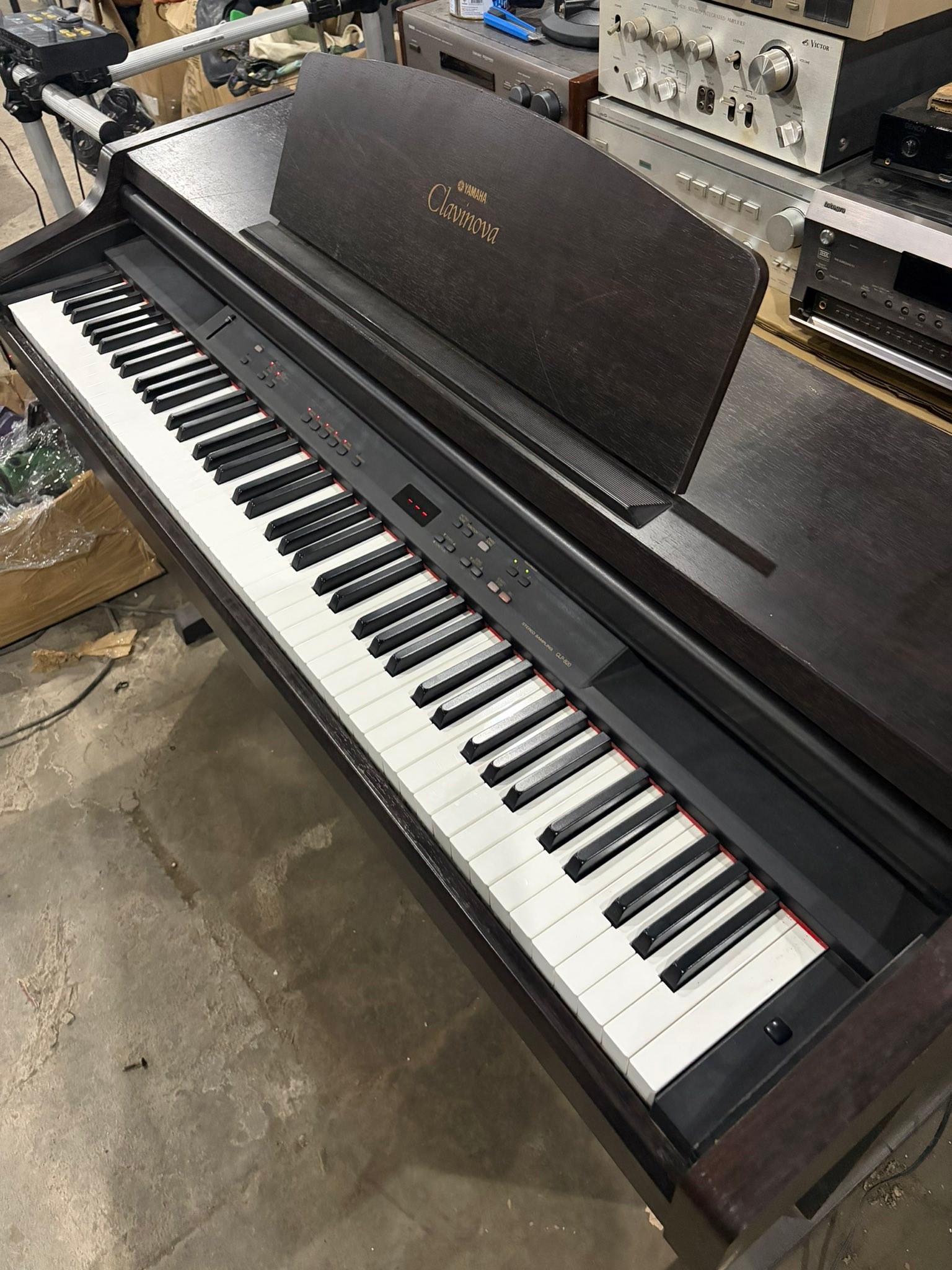 Yamaha Clavinova CVP-809 Digital Grand Piano With Bench Polished 