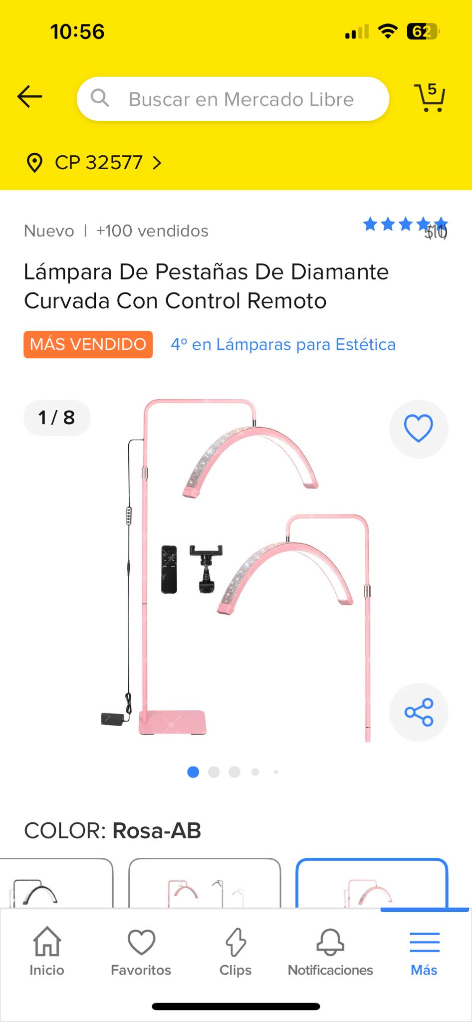 Lámpara de uñas de media luna para escritorio con perilla, 29