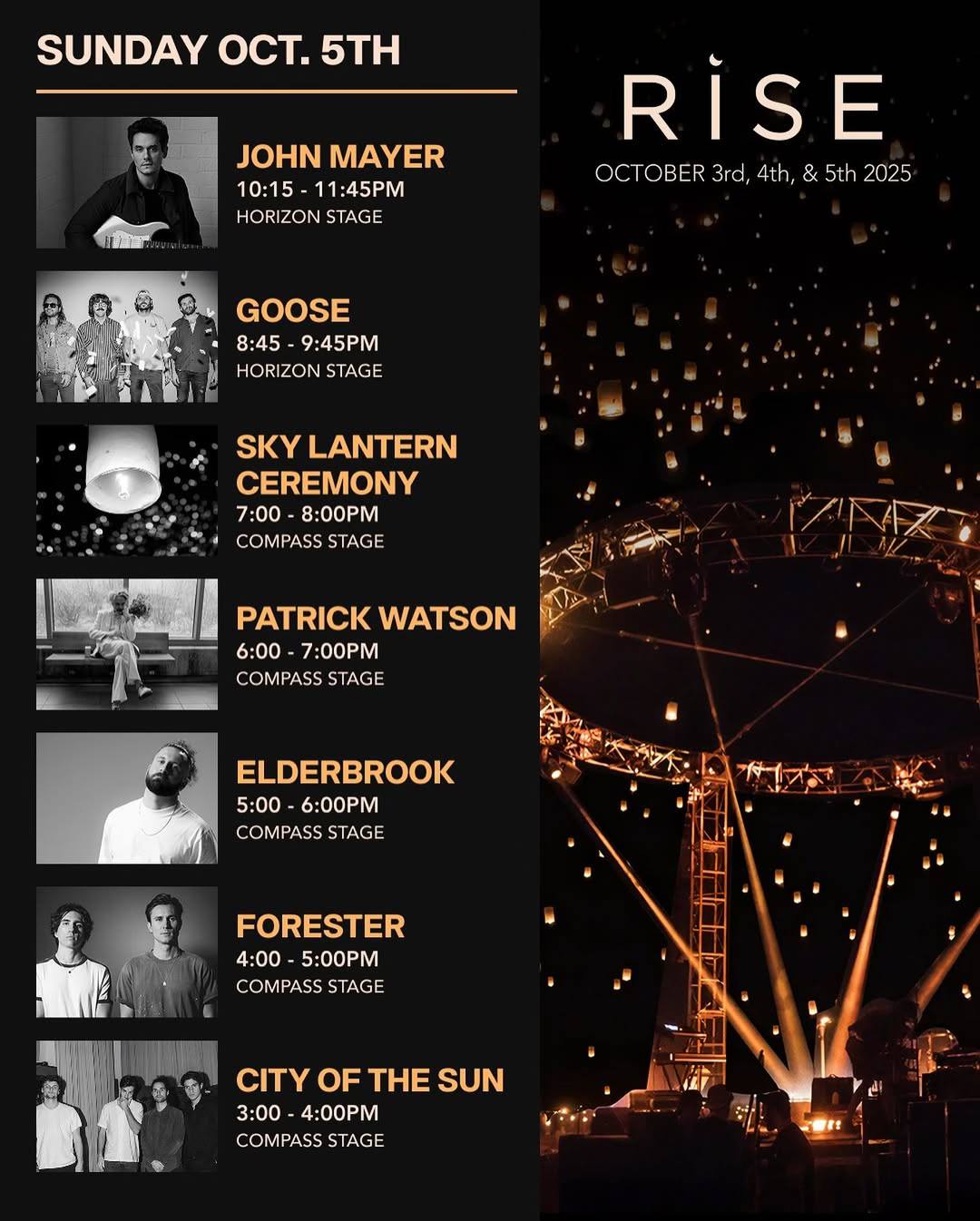 John Mayer - Last show of the year on Sunday just outside... | Facebook