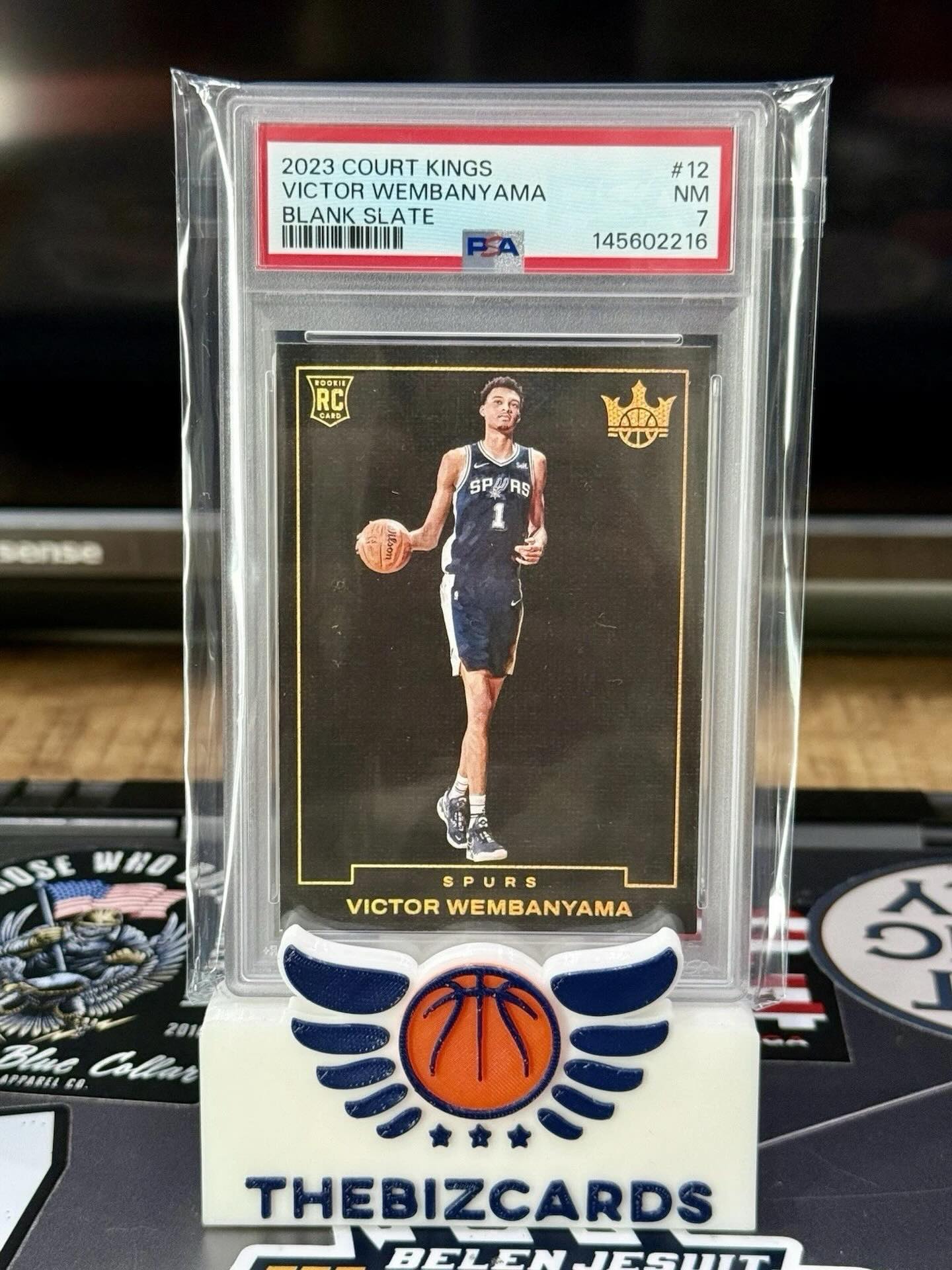 L&R - 2023 Panini Court Kings #12 - Victor Wembanyama - Blank 