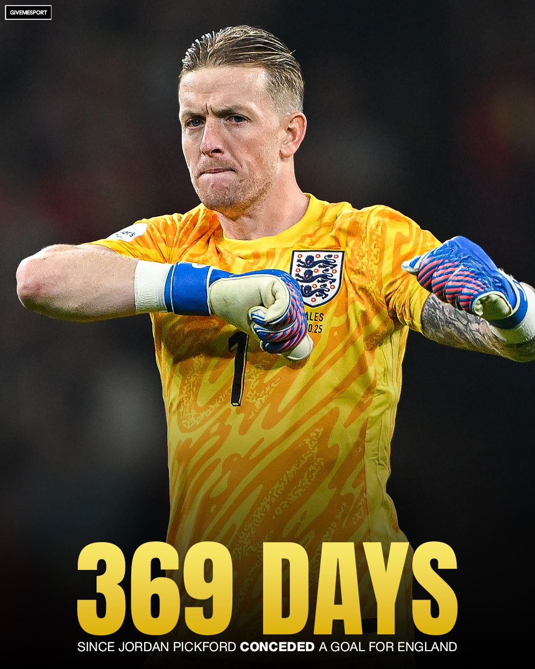 GiveMeSport - It's been more than a year since Jordan Pickford last ...