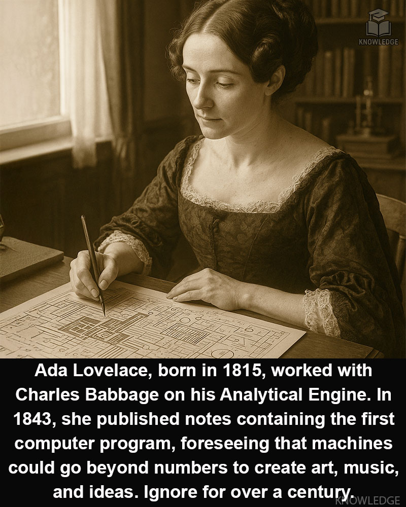 Knowledge - The first programmer in history. Born in 1815,... | Facebook