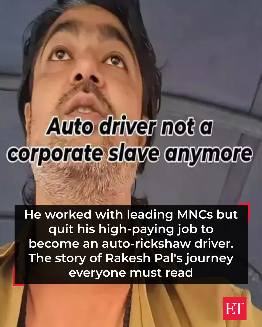 The Economic - 🚗💼 From corporate suit to auto seat 💪 Rakesh Pal left ...