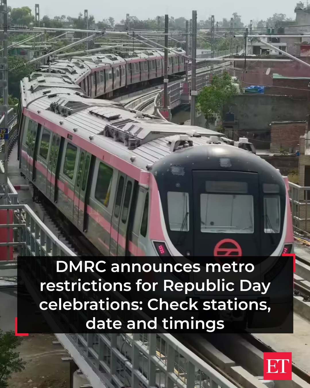 The Economic - 🚇🎆 Republic Day metro update 🎆 DMRC has announced ...