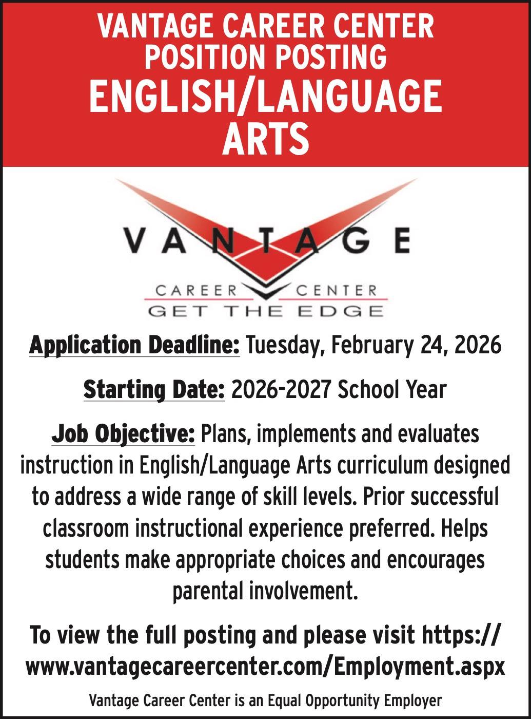 For more information on this position... - The Crescent-News | Facebook