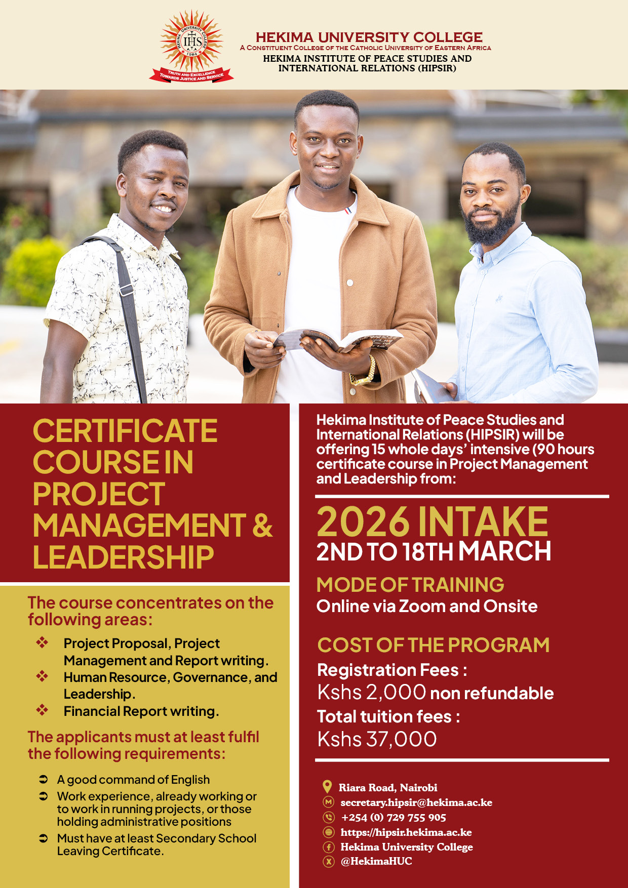 Hekima University College | Nairobi