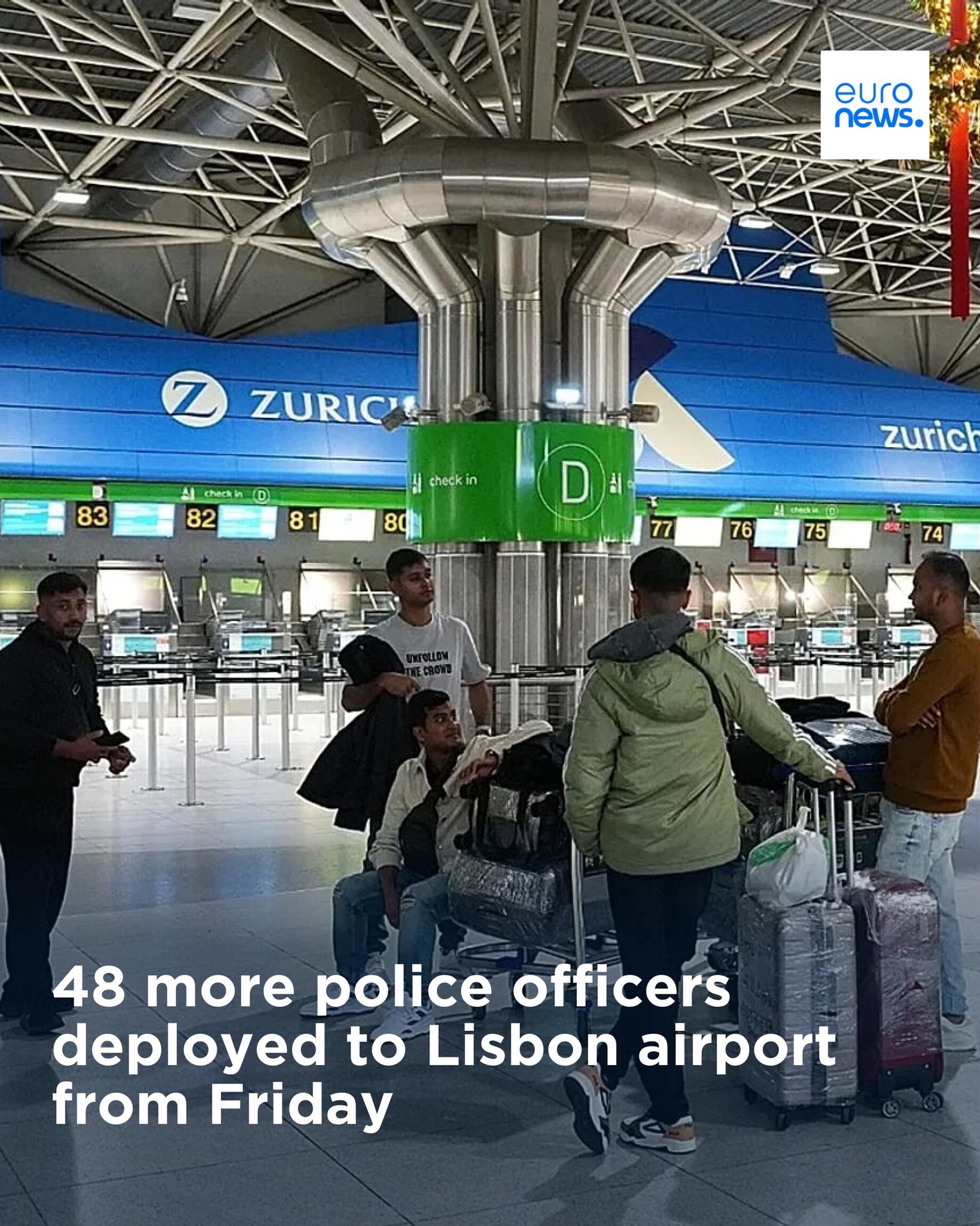 Lisbon airport has recently seen long queues at border control 