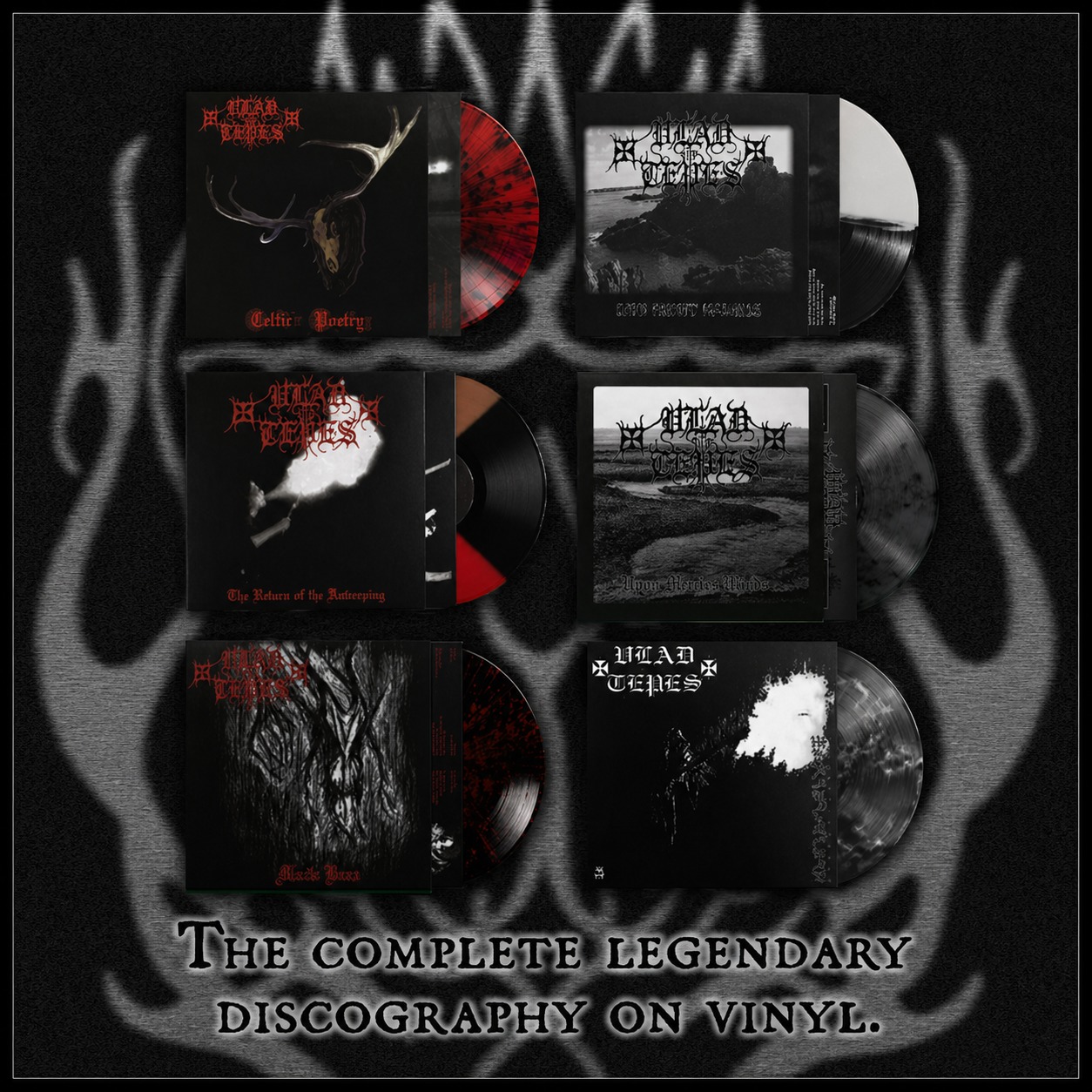 NOW AVAILABLE ‼ VLAD TEPES - full discography on vinyl!!! ⚔️For
