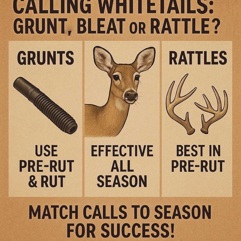Hunter's - 🎯 Calling Whitetails: Grunt, Bleat or Rattle? Each call ...
