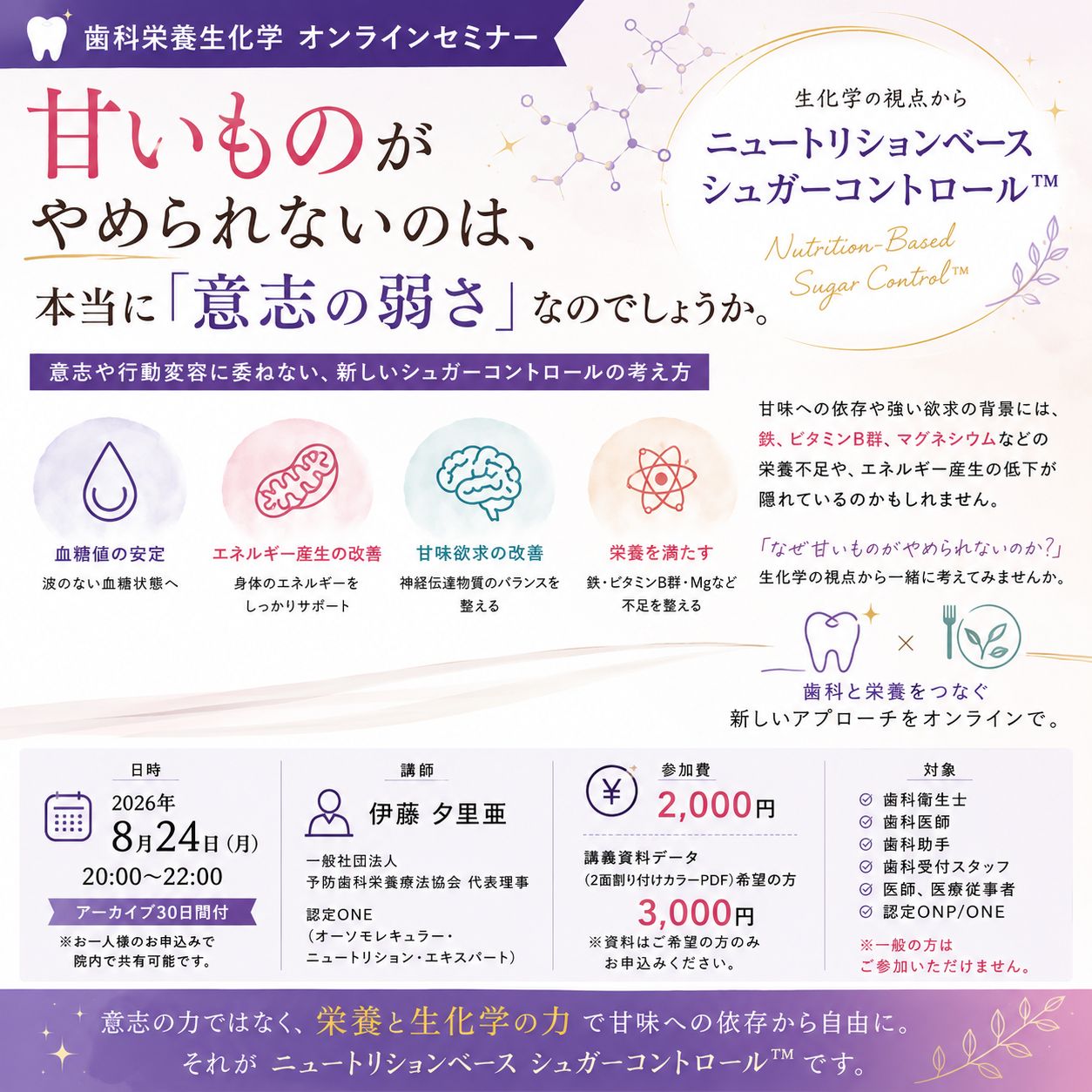 一般社団法人 予防歯科栄養療法協会
