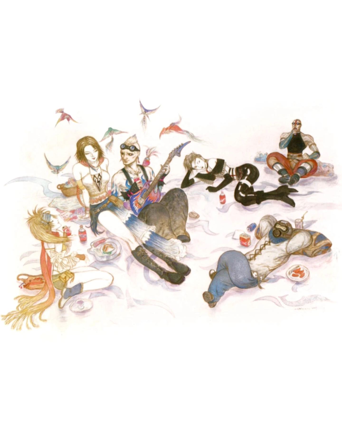 For today's 23th anniversary of Final Fantasy X-2: A gallery of