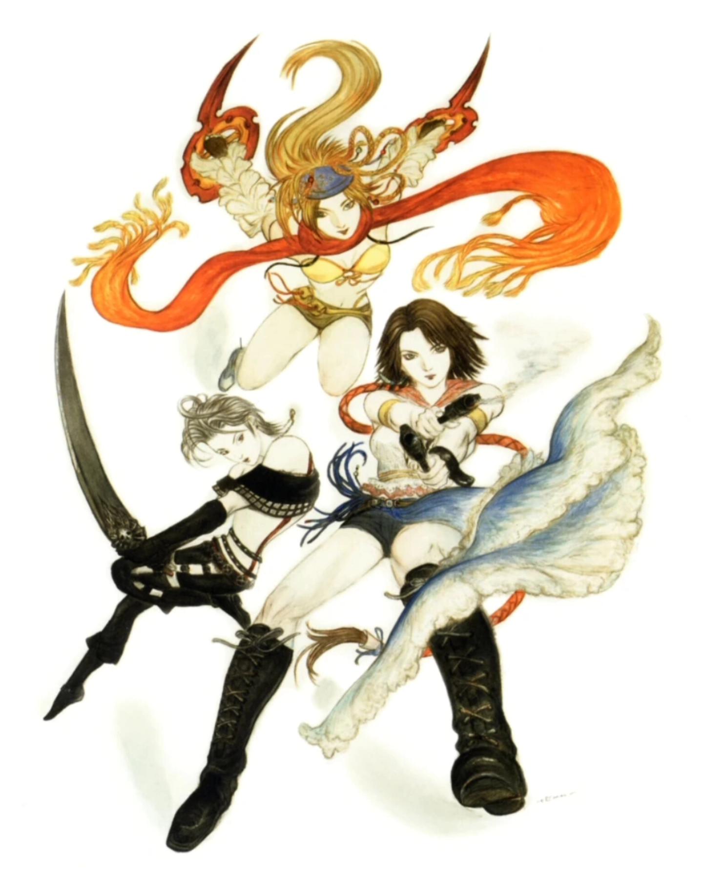 For today's 23th anniversary of Final Fantasy X-2: A gallery of