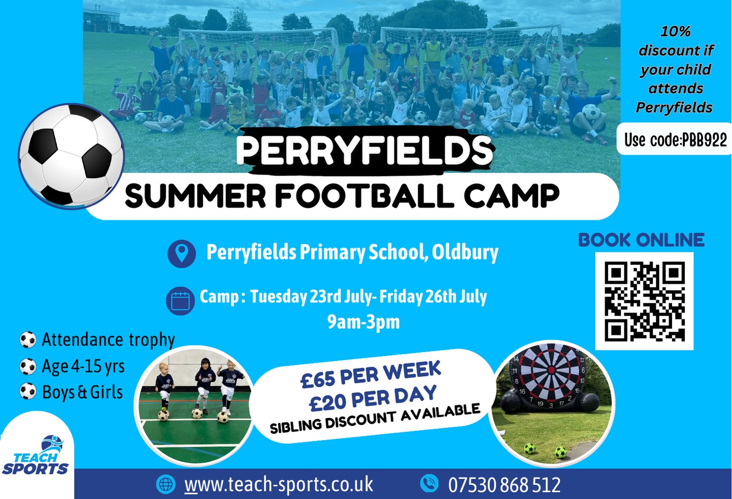 Perryfields - ⚽️ Summer football camp ⚽️ We are pleased to announce the ...