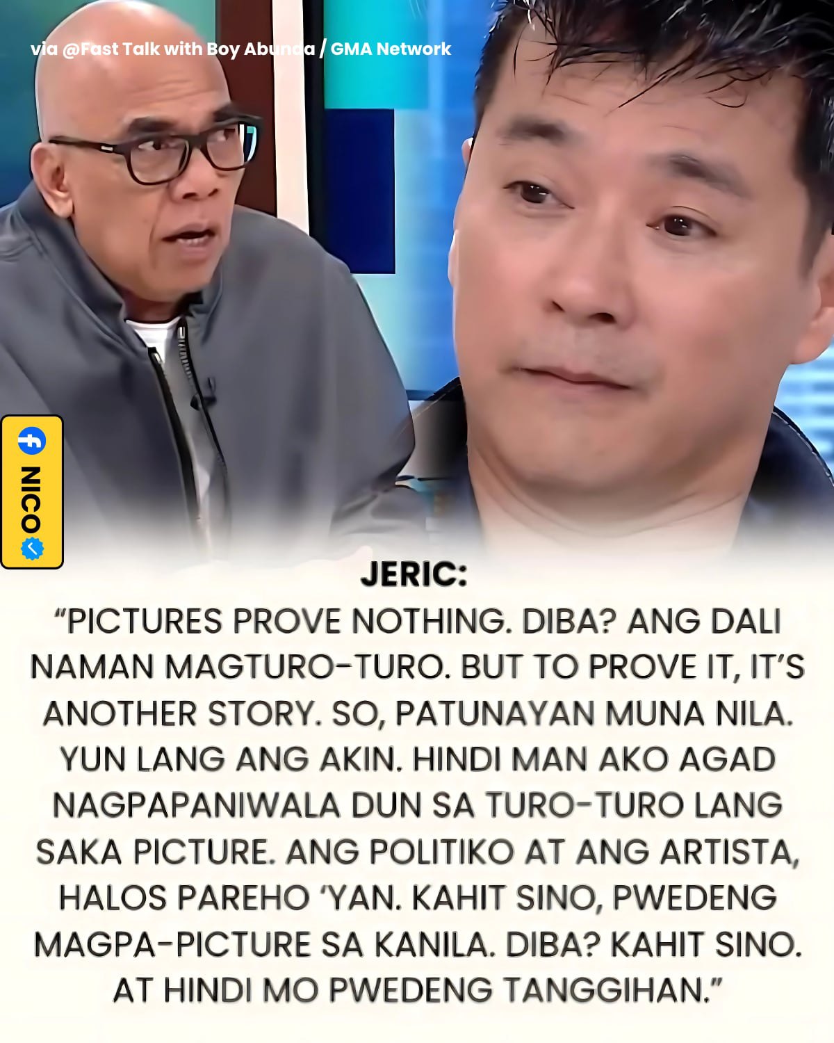 NICO - Jeric Raval on President Marcos: “Naaawa ako sa presidente natin ...