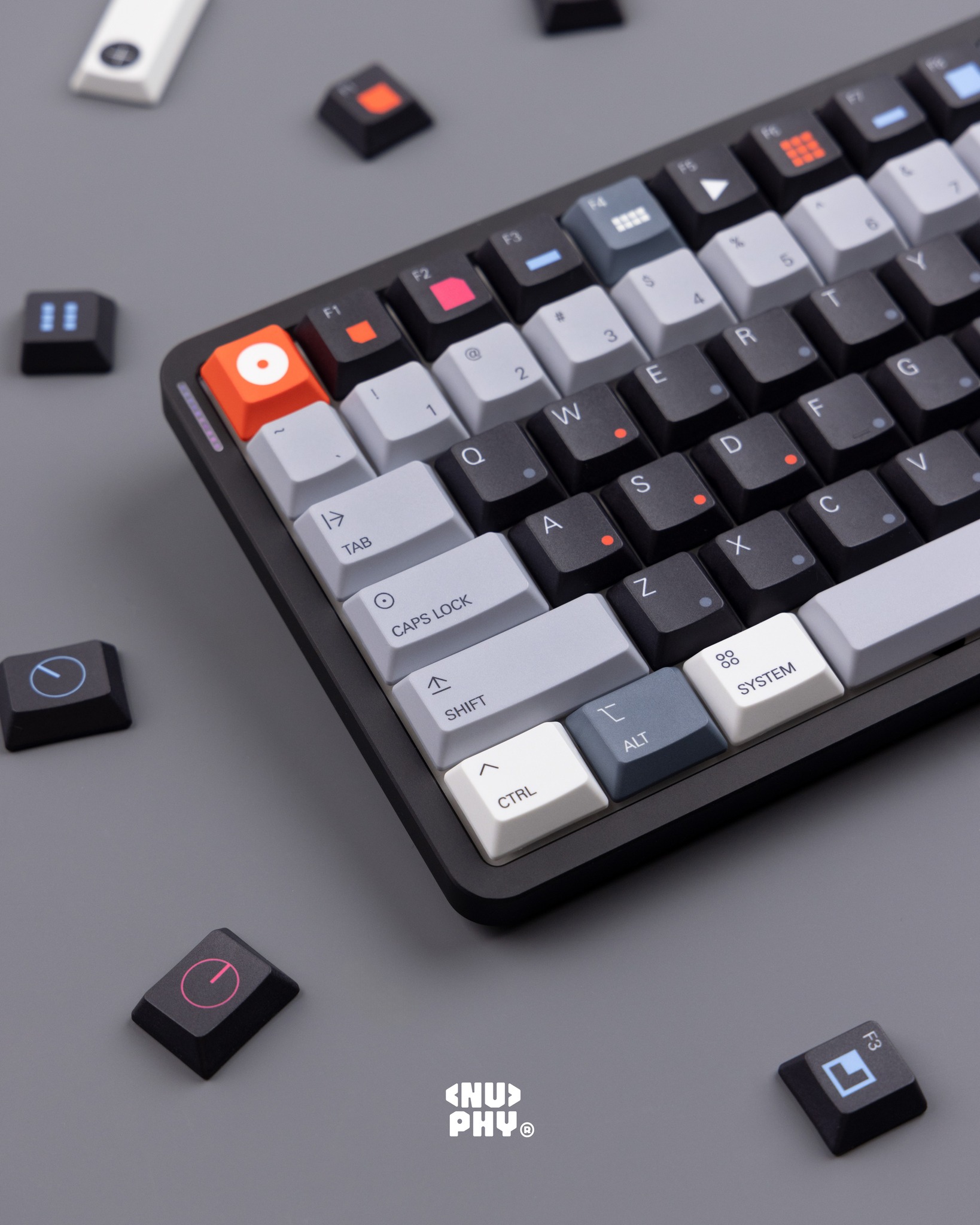 NuPhy BEAT BOY キーキャップ Nuphy x KeyTok Beat Boy Berry Keycaps