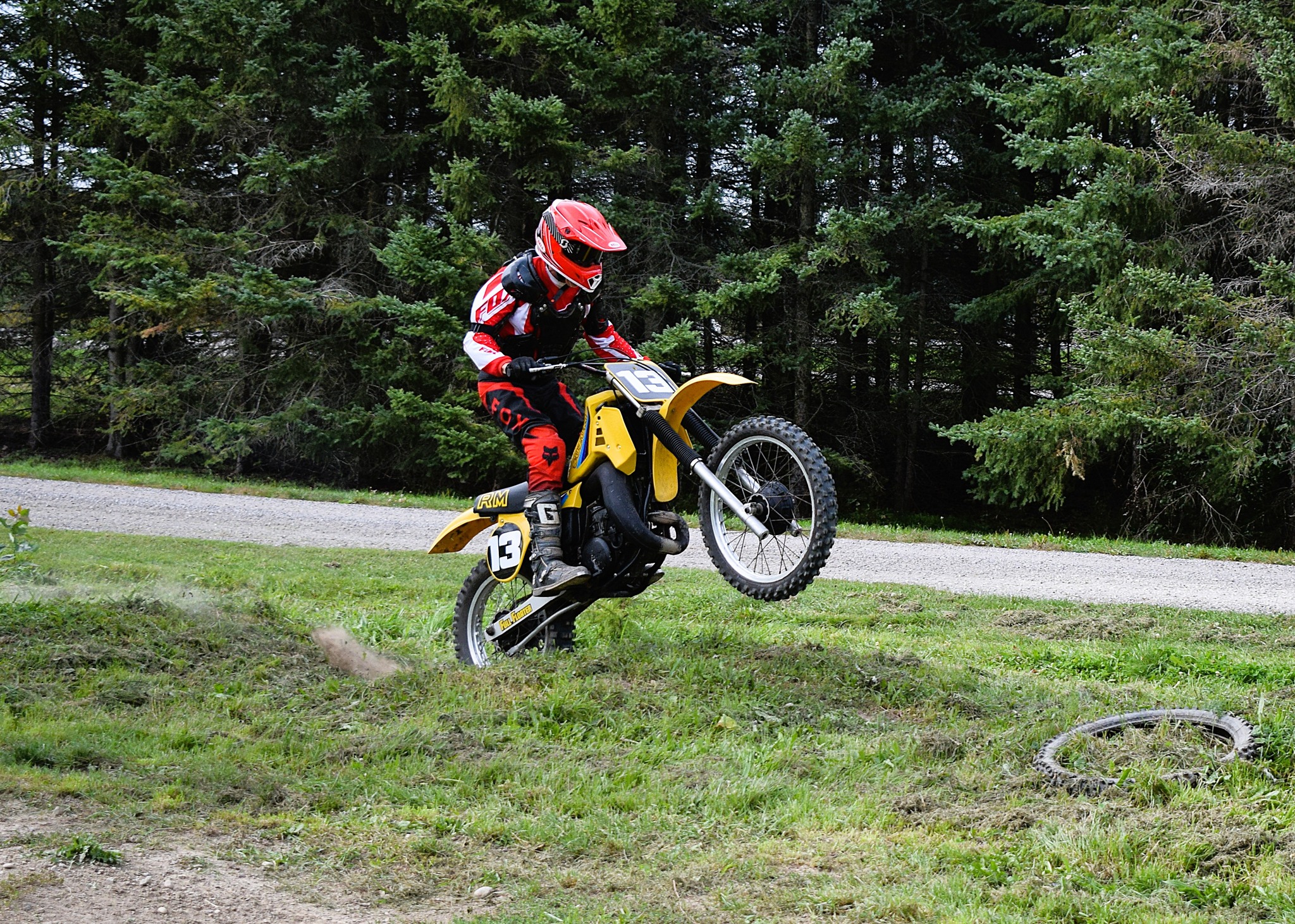 After a rain-day race, I decided to ride mud on the home track. | Eric ...