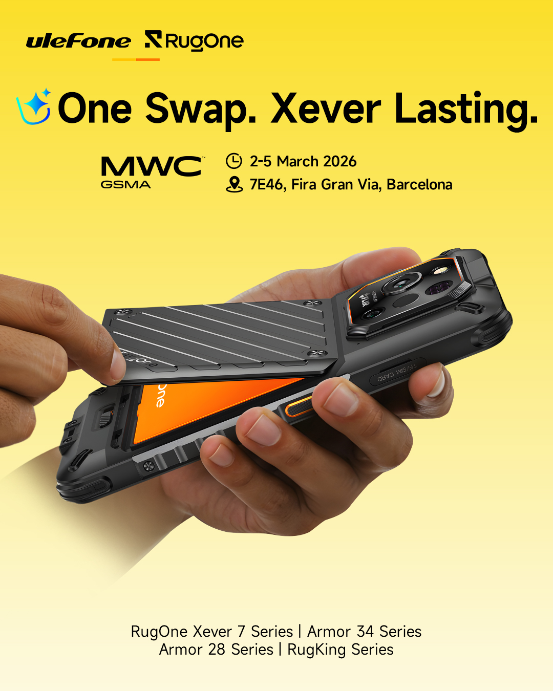 Ulefone - Join Ulefone and its new brand RugOne at MWC 2026 for a ...