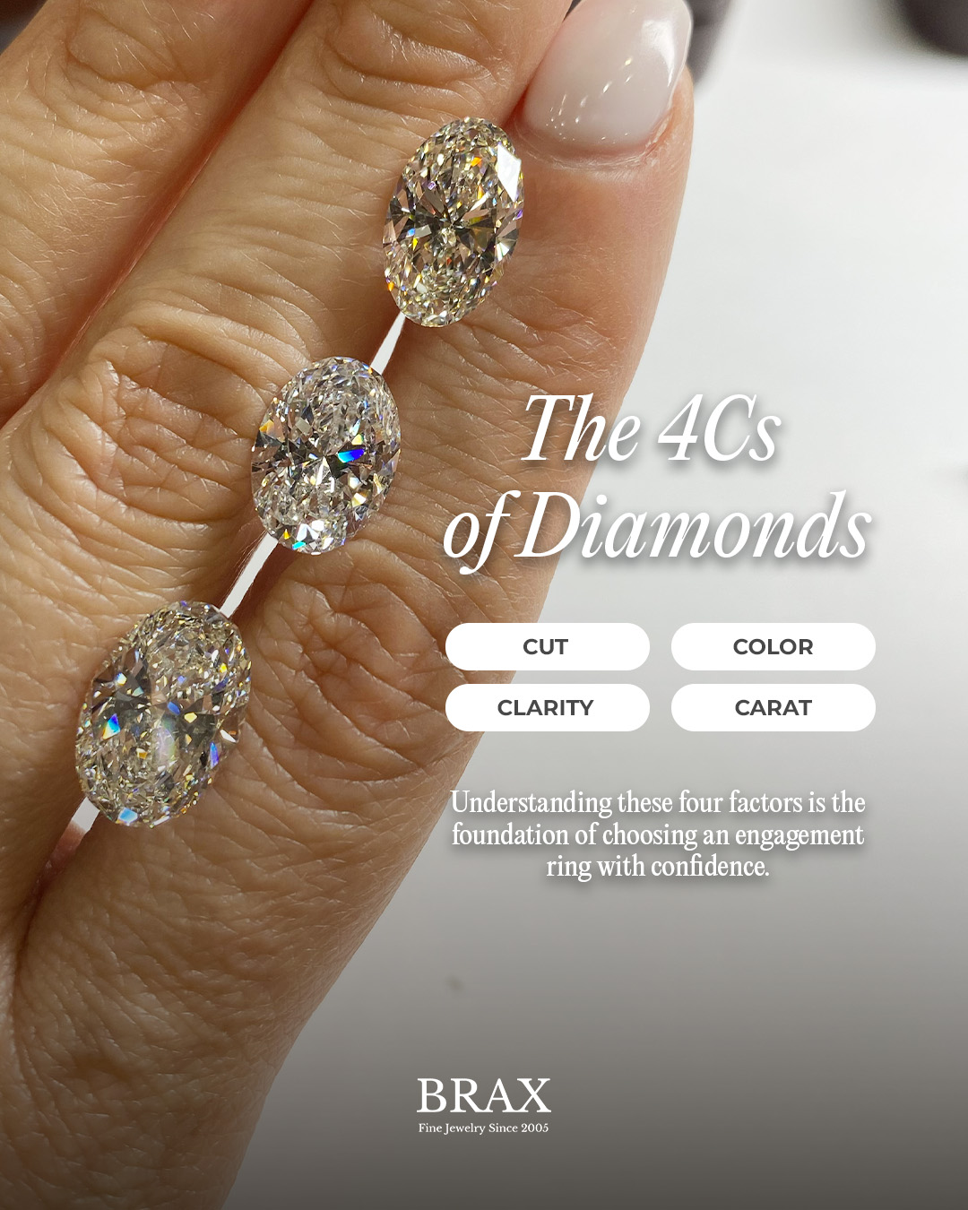 Brax Jewelers - Understanding the 4Cs — Cut, Color,... | Facebook