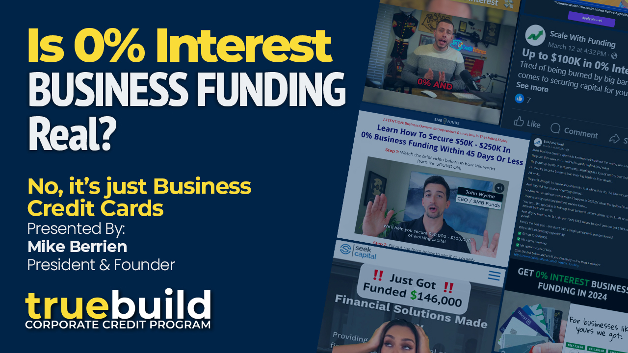 TrueBuild Credit - Corporate Credit Network | San Juan Capistrano CA